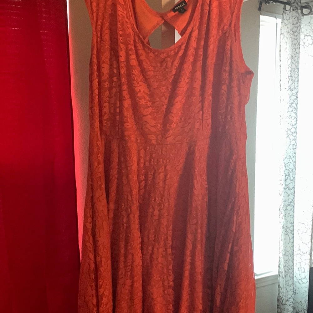 Torrid orange dress 3x